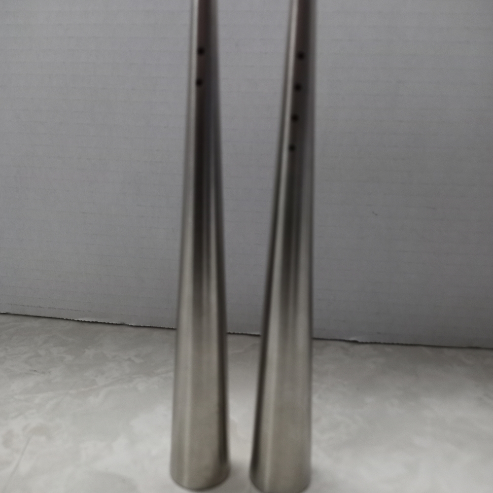 Silver Cone Salt and Pepper Shakers